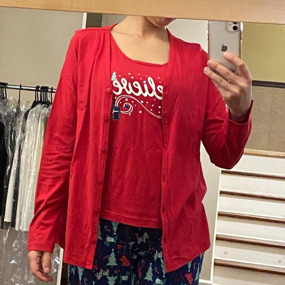 3 Piece Cardigan Pajama Set (Kim Rogers®) - Picture 4 of 7